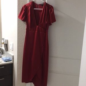 Express wine dress